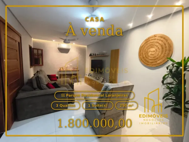 Casa Ampla em Parque Residencial Laranjeiras Venha Conhecer Seu Novo Lar!