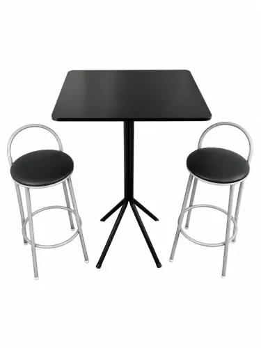 Conjuntinho mesa + banquetas 