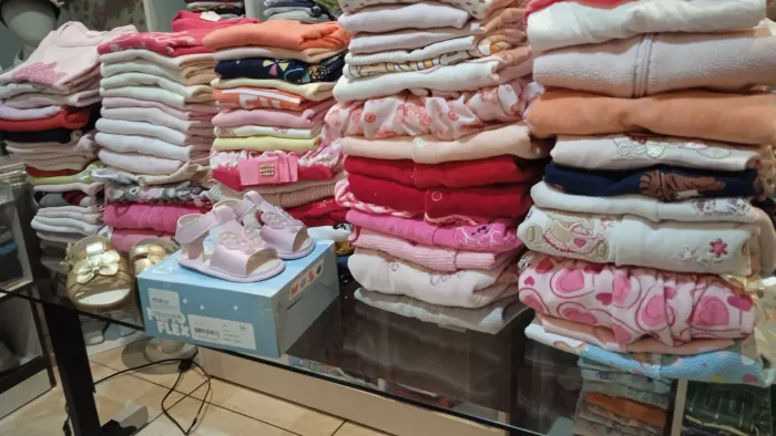 Lote de roupinhas de bebê menina RN P M G