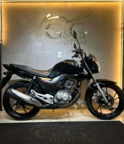 Honda Cg 160 Fan 2022 Preta Com 73 Mil Km