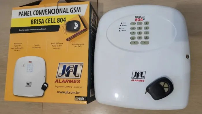 Central de Alarme Chip Gsm JFL Brisacell-804 com 3 controles