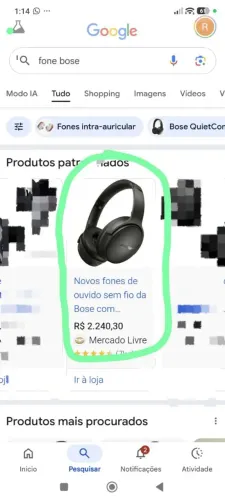 Fone Bose QC45 1 mês de uso, zero arranhados pra vender ou trocar em peça de bike!!