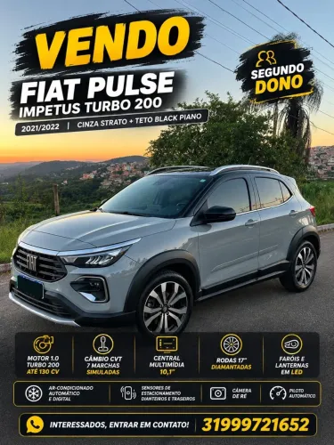 Fiat Pulse Impetus 1.0 Turbo 200 Flex Aut. 2022