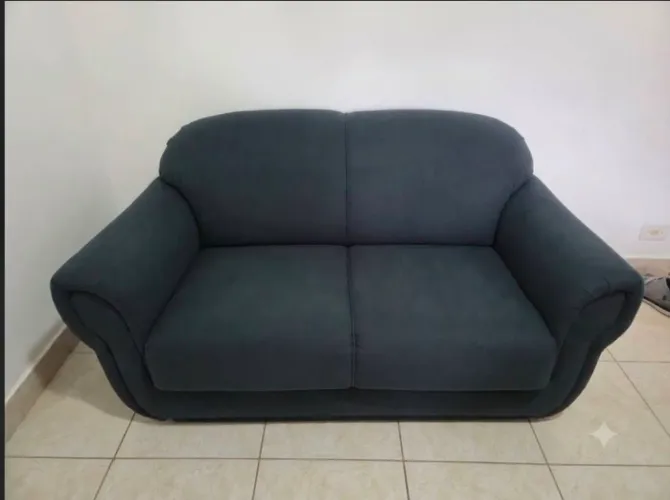 Sofa veludo 2 lugares Verde 1.70mtrs
