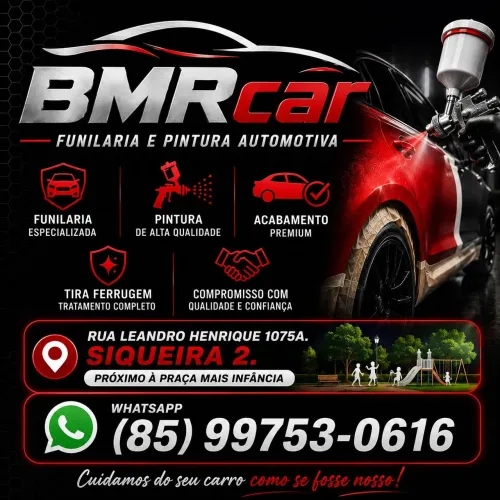 Oficina de pintura automotiva.