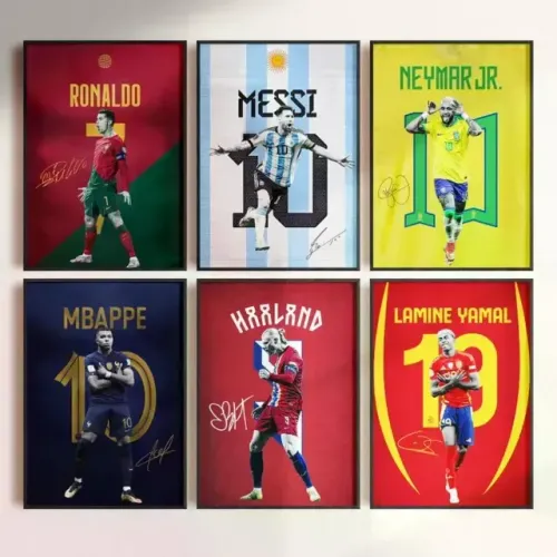 Quadros Jogador De Futebol