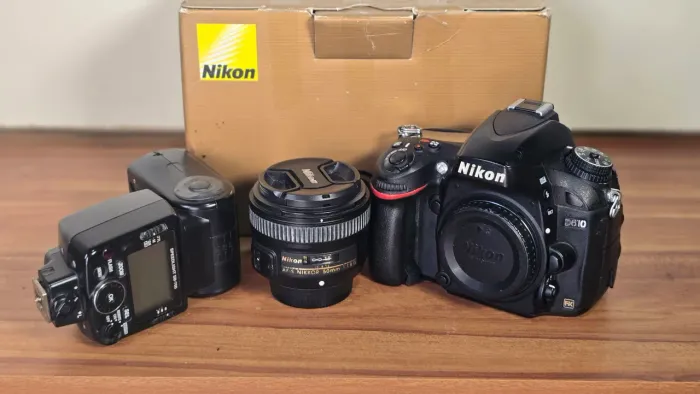 Camera Nikon D610+lente +flash
