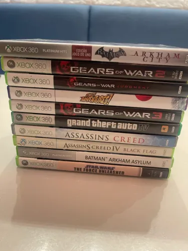 Lote jogos XBOX 360
