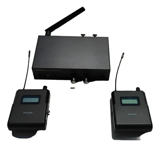 Retorno de palco sem fio - Anleon S2 com 2 receptores (bodypack)
