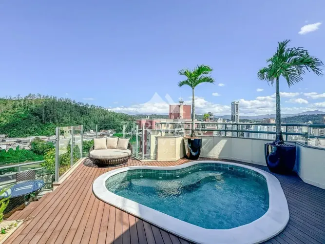 Cobertura com 5 dormitórios à venda, 570 m² por R$ 4.850.000,00 - Ponta Aguda - Blumenau/S