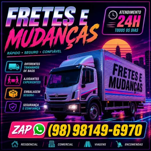 Fretes e Mudanças com Atendimento Claro - Frete 
