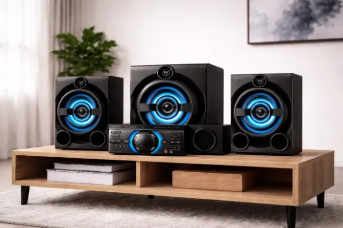 Mini System Sony MHC-M80D, Bluetooth, Karaokê - 2150W RMS