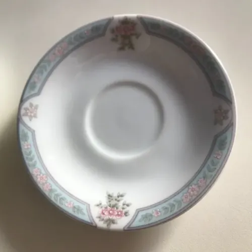 Conjunto De Pires Para Café Em Porcelana Da Marca Schmidt