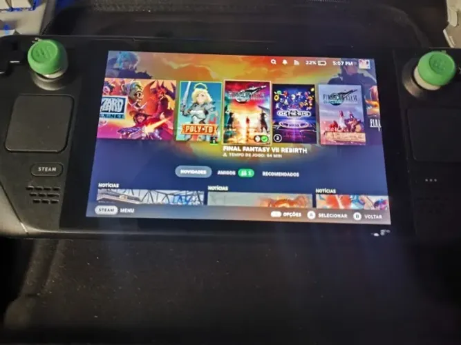 Steam Deck LCD 256gb + Case + SD 128gb