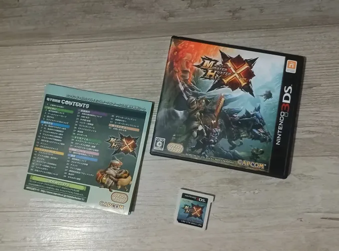 Nintendo 3DS - Monster Hunter X Cross Generations Japonês Nintendo 3DS Raro