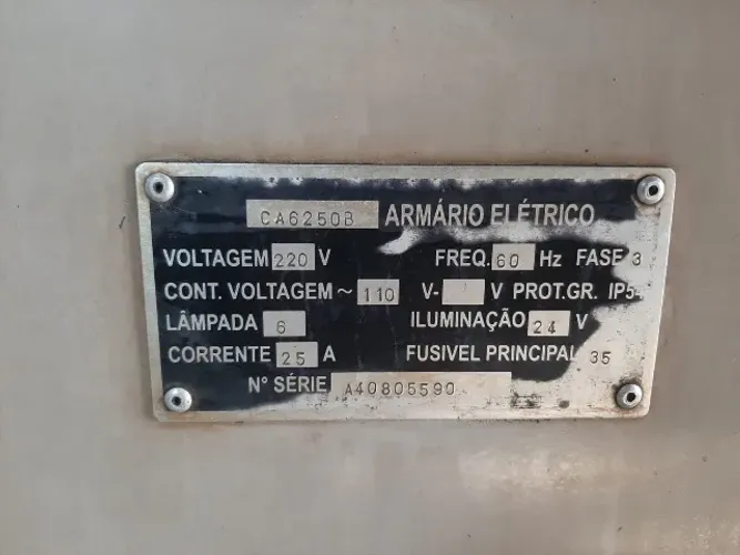 Torno mecânico 650x2000