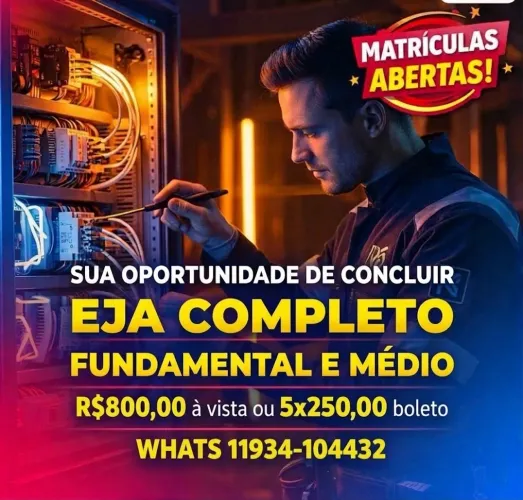 Supletivo fundamental + médio