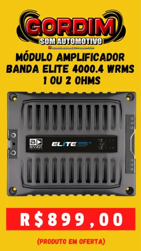 MÓDULO AMPLIFICADOR BANDA ELITE 4000.4
