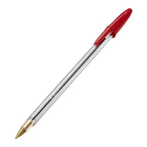 caneta bic vermelha