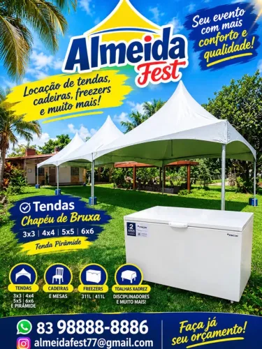 Locações de tendas