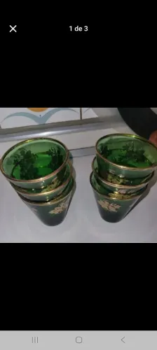 Jogo de 6 copos copinhos perfeito para servir saquê, licor, conhaque e outras bebidas. ___