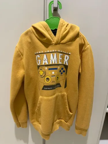 Casaco Amarelo Infantil Masculino | 7-8 Anos