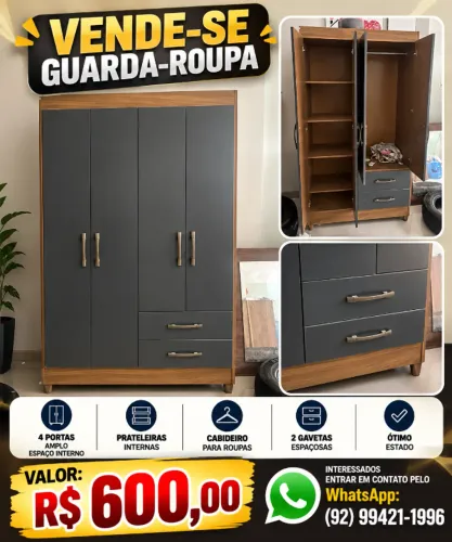 Guarda roupa solteiro 