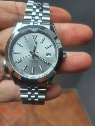 Relógio Masculino Huayra Automático 41mm Aço Inox Fundo Transparente