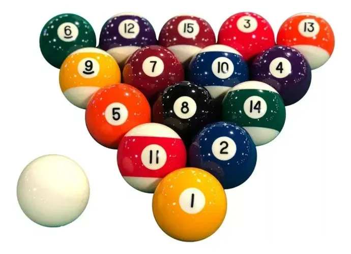 Jogo Bolas de Bilhar Sinuca Snooker Bilhares Platinum 50mm (inclusive a branca)