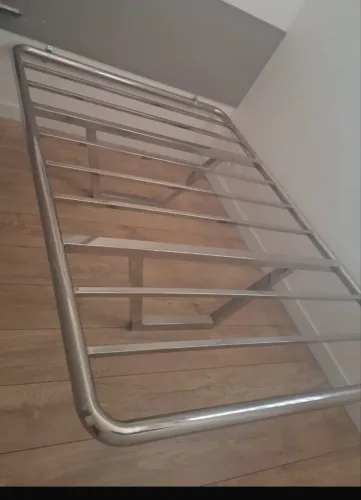 Base cama casal inox