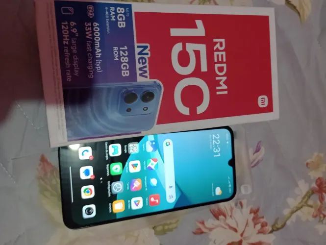 Vendo celular redimi note 15c 128 gb novo na caixa ainda 