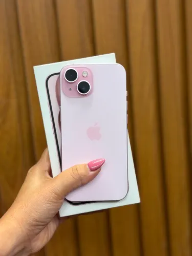 ? iPhone 15 Rosa 128gb Com caixa todo original