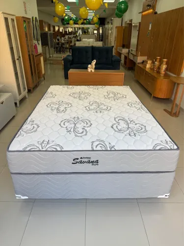 Cama box de casal nova e embalada disponível