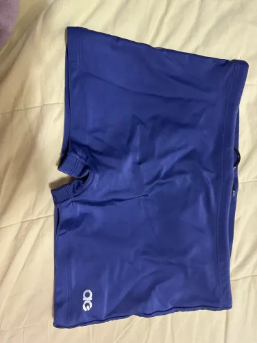 Sunga/Short Alto Giro Azul Marinho Tam 40 - Cintura Ajustável
