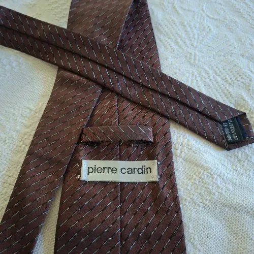Gravata Pierre Cardin Marrom Lindíssima 