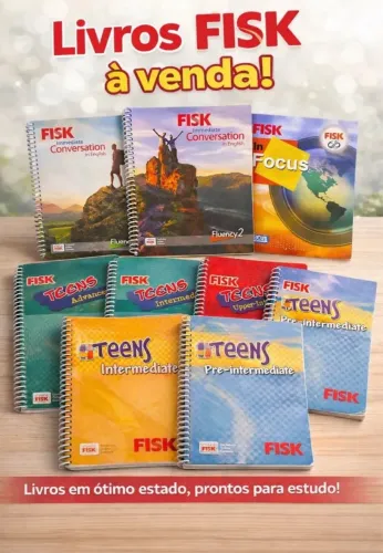 Livros Fisk- Inglês Básico ao Fluente