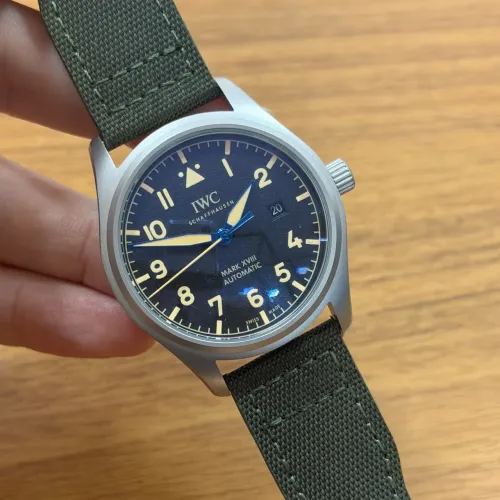 Relógio IWC Pilot Mark XVIII Automático 41mm Linha Prem AAA+ Vidro Safira