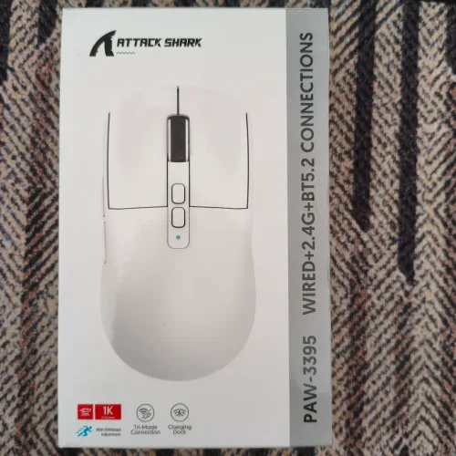 Mouse Attack Shark X6 - sensor PAW 3395