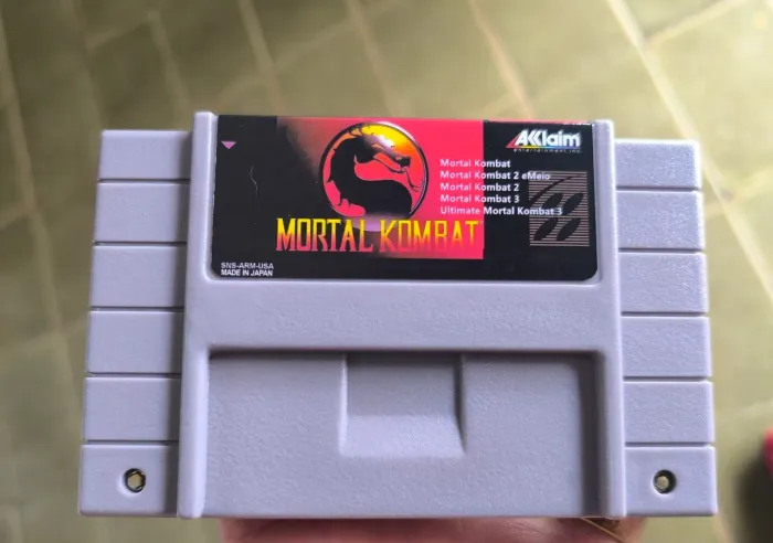 SNES:/Mortal Kombat 5em1 cartucho novo à pronta entrega na TILTY'S GAMES, VENDA