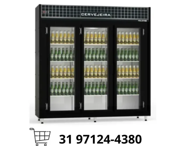 Cervejeira 3 Portas Polo Frio com LED