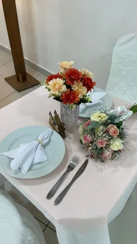 Decoração de mesa para casamento/festa