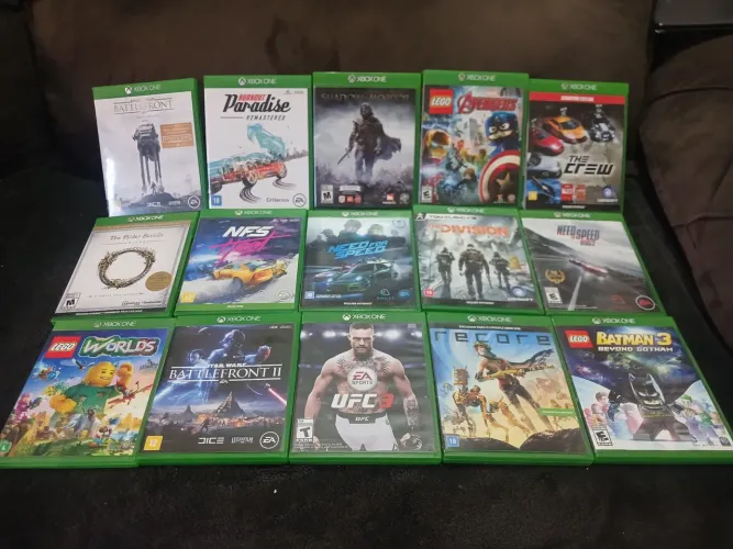 LOTE 15 JOGOS DE XBOX ONE