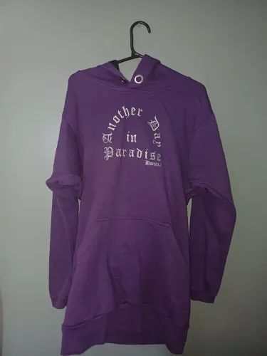 Vestido moletom donna t roxo