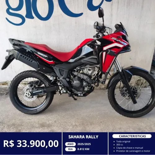 Motos Honda Sahara 300 Rally ABS Flex no Brasil