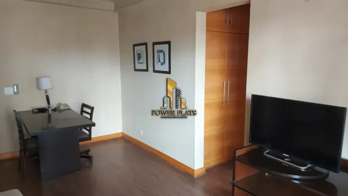 Apartamento com 1 dormitório 46m² com 1 vaga para alugar em Moema próximo ao Metrô Eucalip
