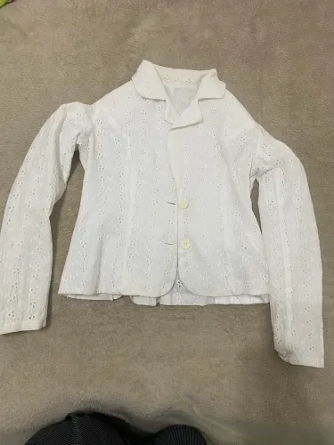 Casaquinho branco TAM P