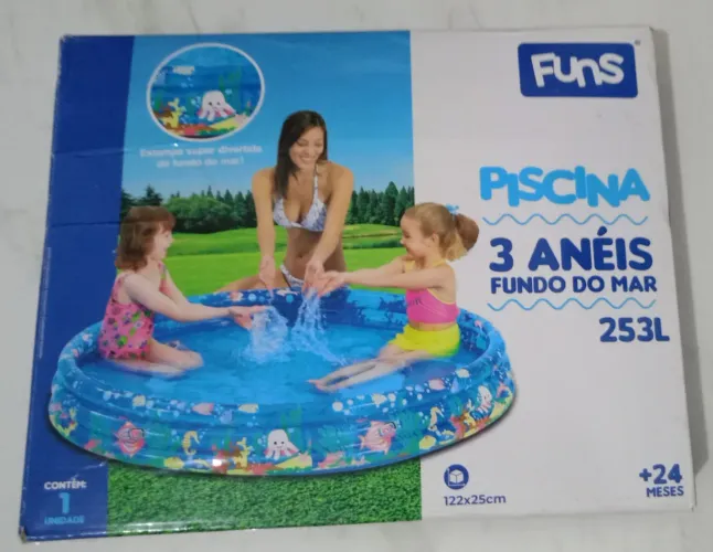 Piscina inflável + 24 meses