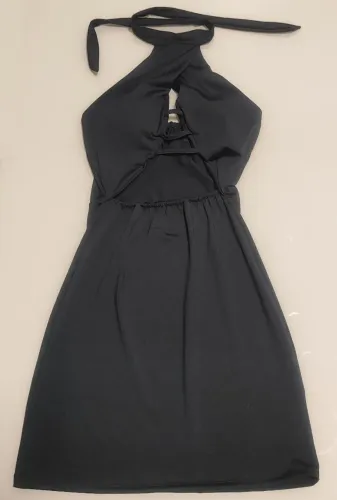Vestido Preto Tubinho Decotado