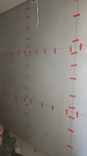 Aplicação de porcelanato grandes formatos