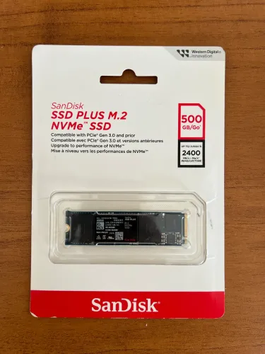 SSD M2 500GB NOVO NA CAIXA